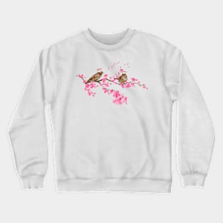 Royal Sakura Birds Crewneck Sweatshirt